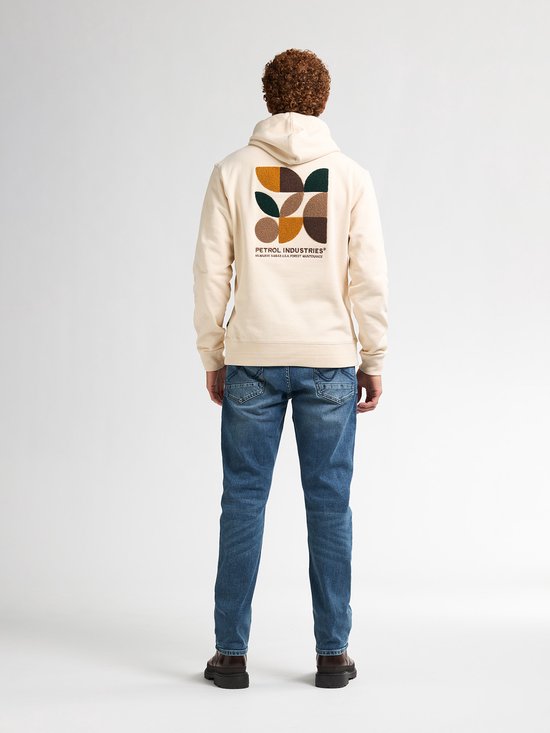 Petrol Industries - Sweat à capuche à imprimé dorsal Sparta pour homme - Jaune - Taille XL