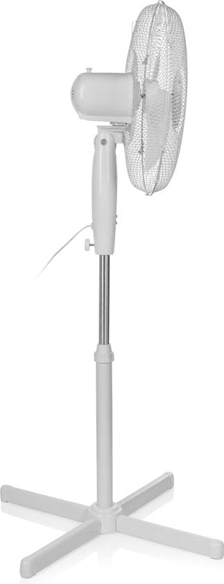 Ventilateur de table 40 cm - Avec télécommande et minuterie - 3 vitesses - Réglable en hauteur - Tristar VE-5898 - Blanc