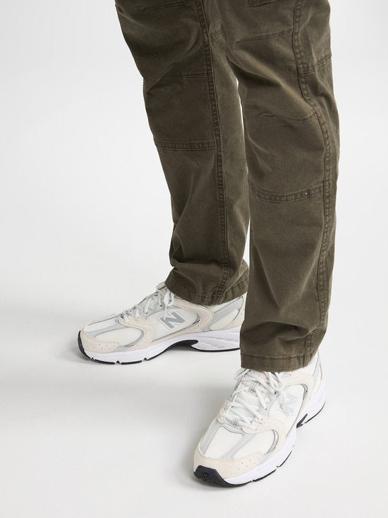 Pantalon cargo Petrol Industries pour hommes - Devant en cuir - Pantalon - Vêtements pour hommes - Vert - Taille W32L32