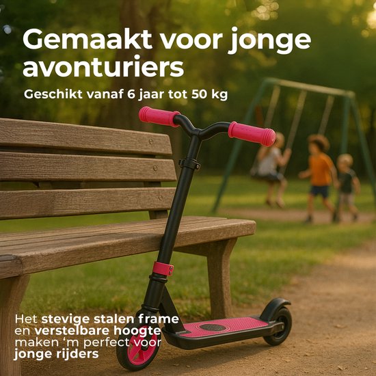 Scooter électrique Denver pour enfants - 10km/h - Scooter pour enfants - Lumières LED - 6km d'autonomie - SCK5500RO