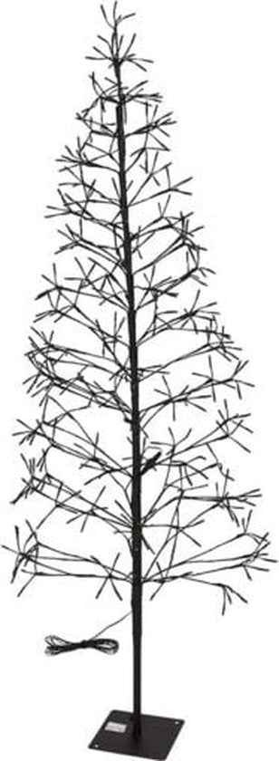 Nampook sapin de Noël avec 400 LED - 180cm - Pour l'intérieur ET l'extérieur - Blanc chaud