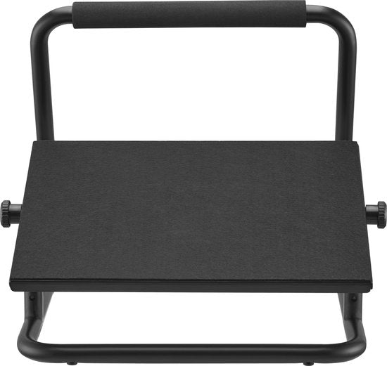 Tabouret de bureau ergonomique - repose-pieds - inclinable réglable en hauteur