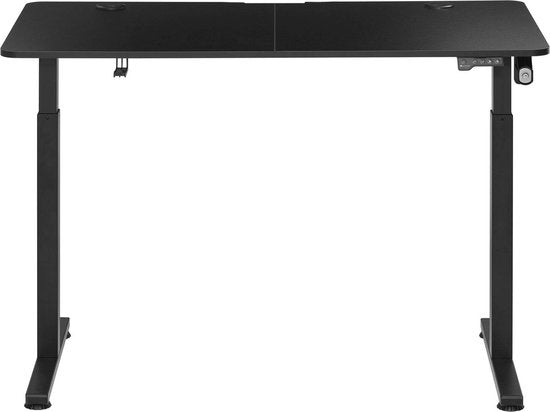 Bureau réglable électriquement - 120 x 60 cm - Noir