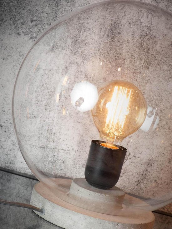 Il s'agit de RoMi - Warsaw - Lampe à poser - Gris transparent