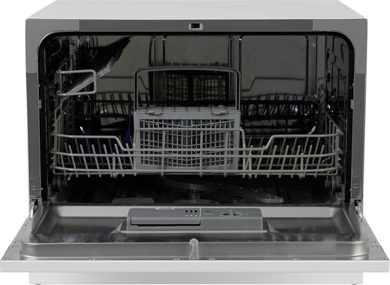 Tomado TDW5501W - Mini lave-vaisselle - Petit lave-vaisselle - Pose libre - 6 couverts - 5 programmes - Classe énergétique D - Blanc