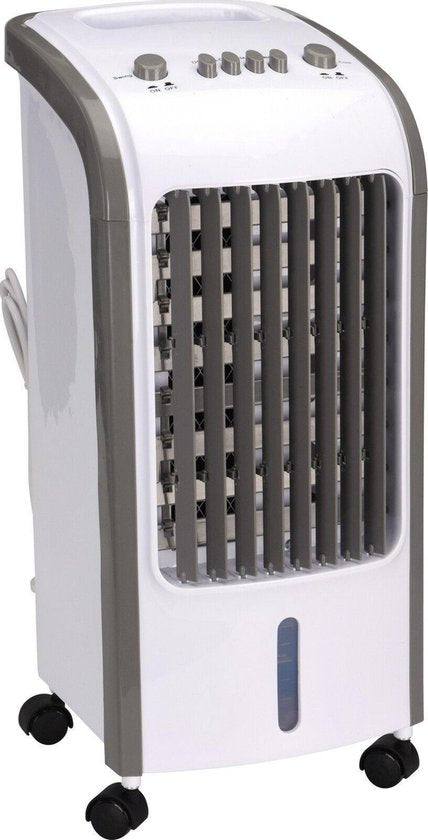 Excellent Electrics Aircooler - Refroidisseur d'air - 3.5L- 80 Watt - Son silencieux - 3 réglages - Avec éléments de refroidissement