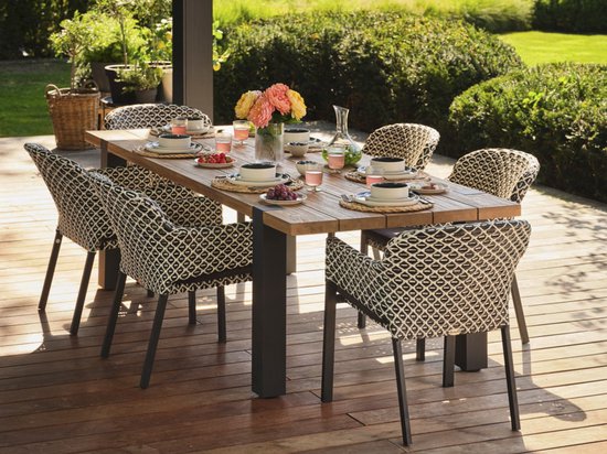 Hartman Kelly Dining Chair Aluminium/Rotan