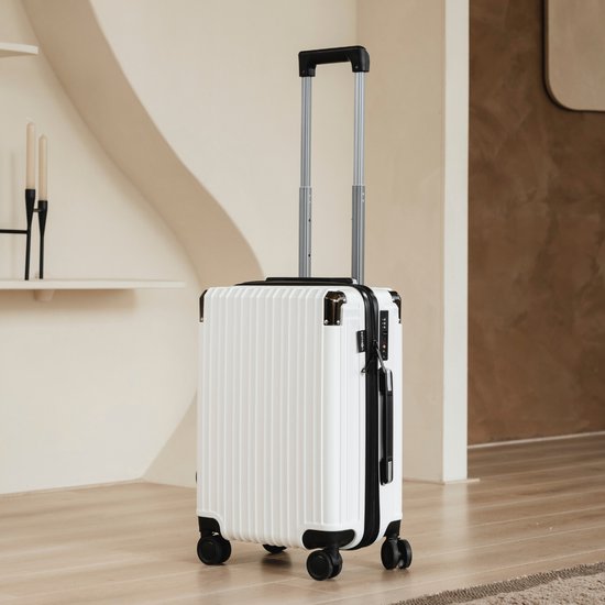 Valise cabine - Pathsail® - 40L x 55CM - Blanc