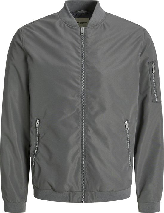 Jack & Jones - Veste Hommes Summer Mash Bomber - Gris - Taille XL