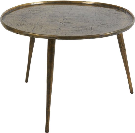Light & Living Table d'appoint Babina - Bronze antique - Ø59cm - Industriel,Luxe