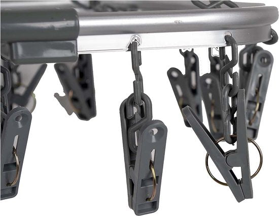 Bo-Camp - Carrousel de séchage - Pliable - Ovale - 20 piquets