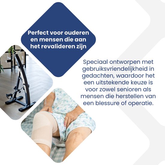 Vélo d'appartement - Nexxt - Pour les bras et les jambes - Vélo d'exercice pour l'entraînement et la rééducation