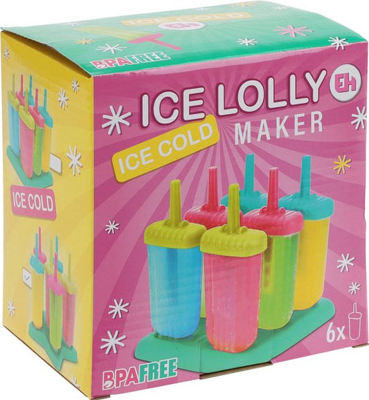 Machine à sucettes glacées pour 6 glaces assorties.