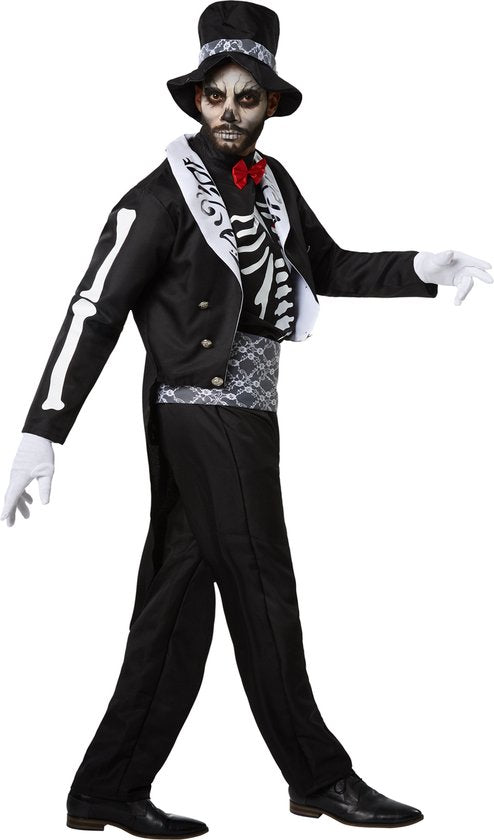 dressforfun - Creepy gentleman XL - costume halloween dress up partywear carnaval costume partywear - 302023