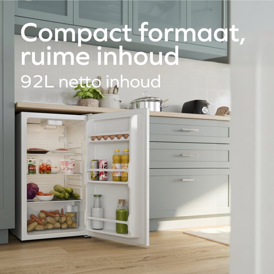 KitchenBrothers Réfrigérateur - 92L - Modèle de table - Glacière - Frigo - Pose libre - Blanc