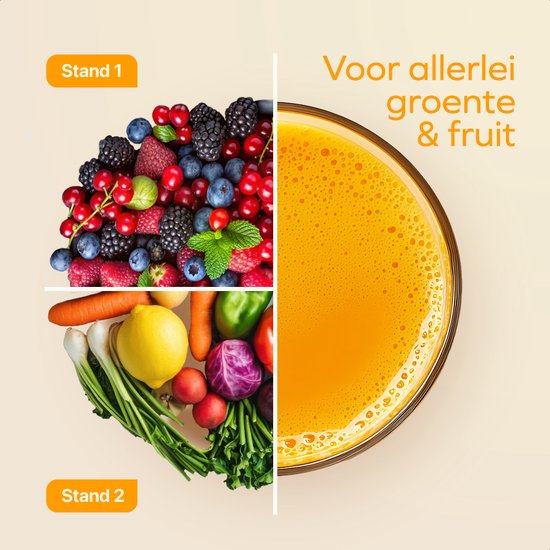 KitchenBrothers Extracteur de jus - Pour légumes et fruits - Extracteur de jus - Avec récipient à pulpe - 500ml - 600W - Noir