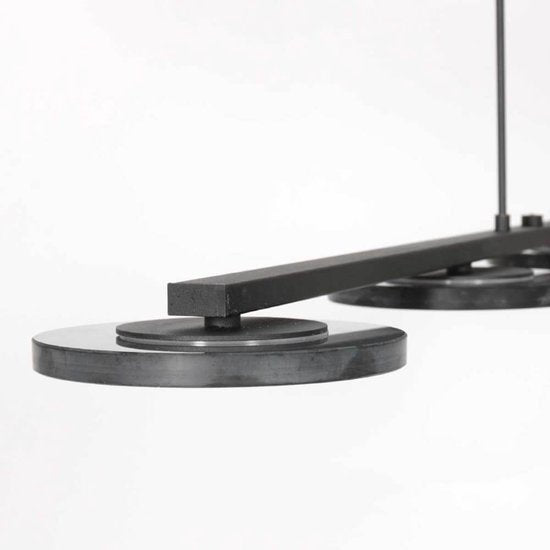 Steinhauer - lampe suspendue - Turound - noir - verre métal - lampe design - LED - 3512ZW