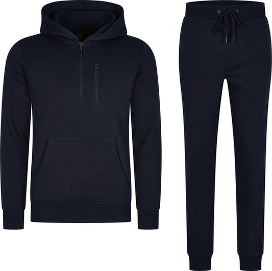 Mario Russo Tracksuit Achilles - Tenue de ville - Jogging - Sweat à capuche - Noir - XXL