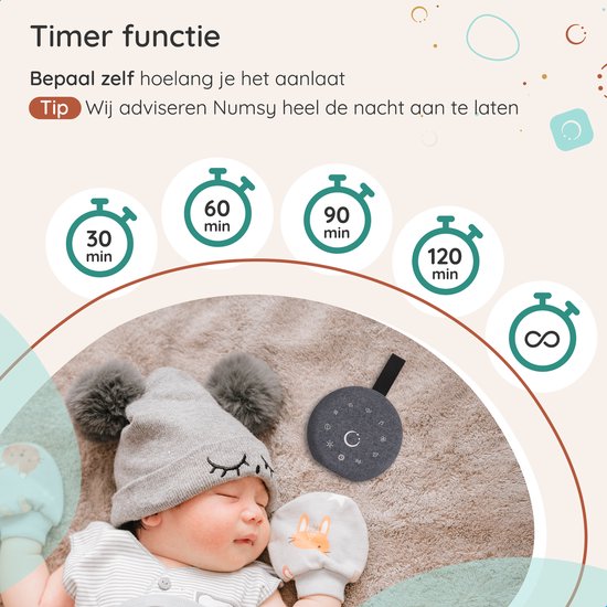 Numsy - Move White Noise Machine Baby - Machine à bruit blanc