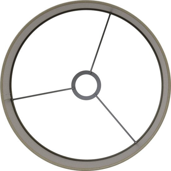 Light & Living Abat-jour cylindrique Vandy - Olive - Ø30x21cm - pour lampes de table, lampes suspendues