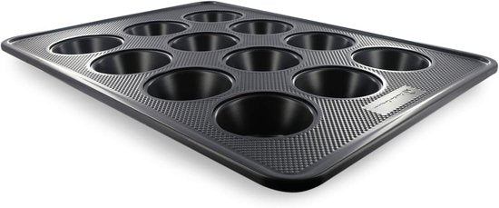 Masterpro - Carlo Cracco - Moule à pâtisserie - Muffin - 12 - Edition limitée