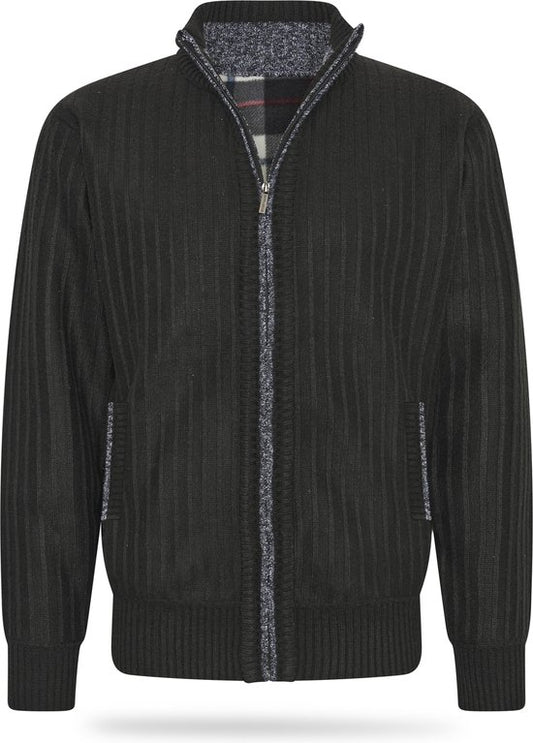 Cappuccino Italia - Chandails pour hommes Bonded Jacket Black - Black - Taille XXL