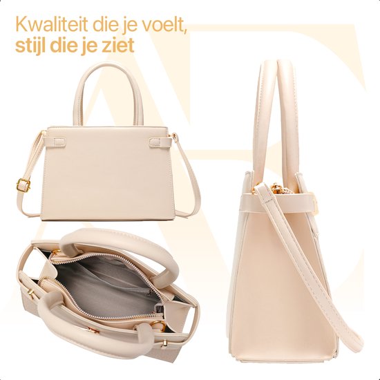 Aramae® - Sac à main pour femmes - Sac à bandoulière pour femmes - Cadeau pour femmes - Blanc