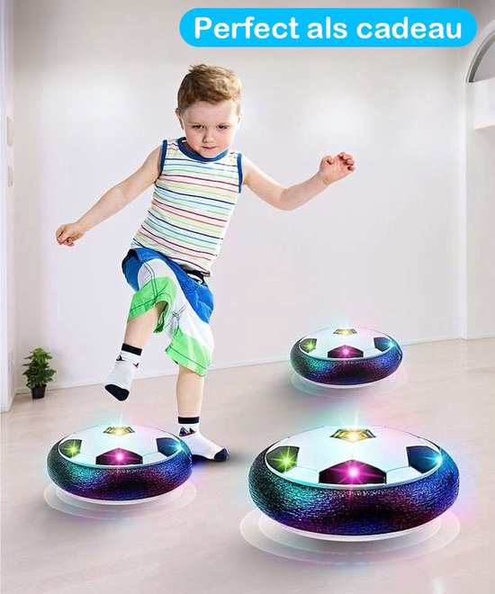 Tech Essentials® Hover Ball - Led Lighting - 18 cm | Smart Ball Soccer Bot - Hovering Air Soccer - Game - Soft - For Indoor - Kids