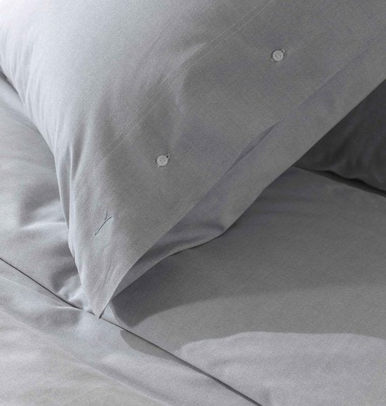 Housse de couette Chambray YELLOW - Double - 200x200/220 cm - Providence Blue