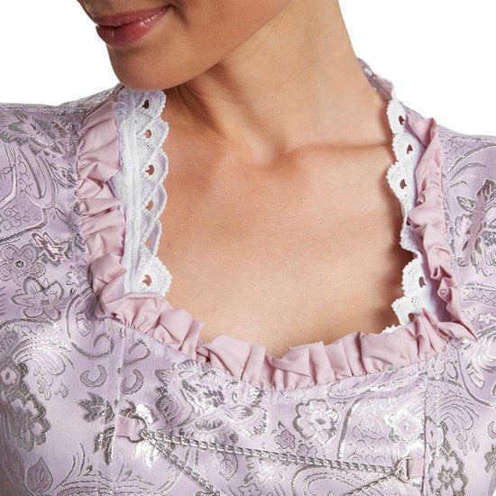 Dressforfun Maxi-Dirndl Neuschwanstein modèle 2 L - costume pour habiller halloween party wear carnaval costume carnaval party wear - 304647