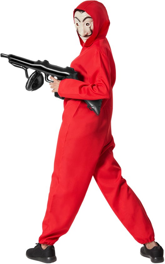 dressforfun - La Casa de Papel - Money Heist - unisex costume masqué de braqueurs de banque - L - Vêtements de déguisement carnaval - Halloween - Vêtements de déguisement - Vêtements de carnaval - Fête - Vêtements de fête