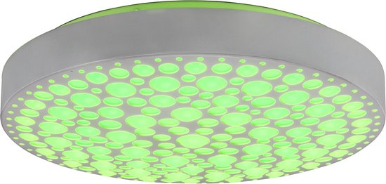 Reality - Lampe de plafond LED - Plafonnier - 22W - Couleur réglable - RGB - Télécommande - Dimmable - Rond - Blanc - Plastique