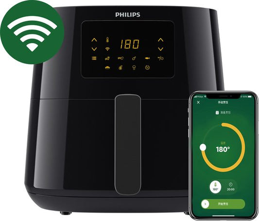 Philips Essential Connected 5000 Series - HD9280/70 - 6,2 litres (XL) - Technologie Rapid Air - 7 programmes préréglés - Quickclean