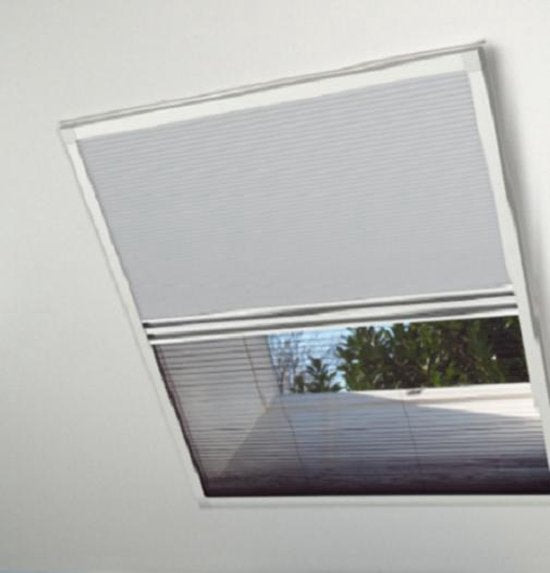 Bruynzeel Duo-plissé s500 117x121 blanc