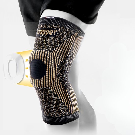 Caresense Knee Brace - Attelle de rotule - Pour l'arthrite - Soulagement des douleurs articulaires - Attelle de genou pour adultes - Taille L
