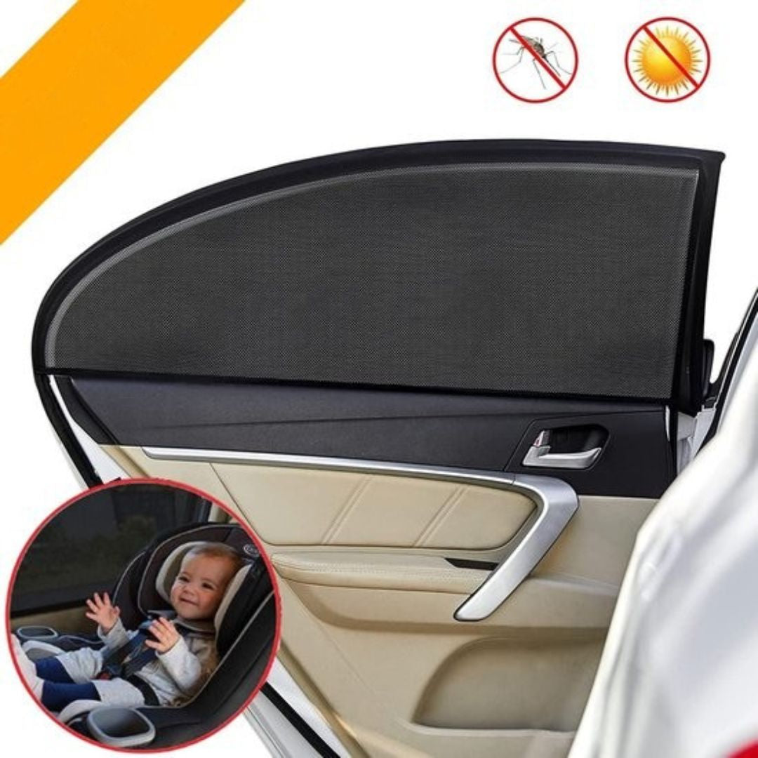 Pare-soleil pour fenêtre latérale voiture bébé -Urban State - Universel - Protection UV - Taille M - Noir