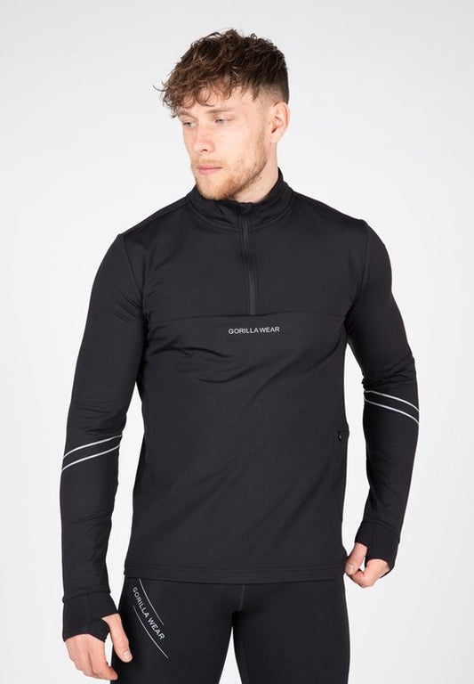 Gorilla Wear Chemise à manches longues Noxen - Noir - 3XL