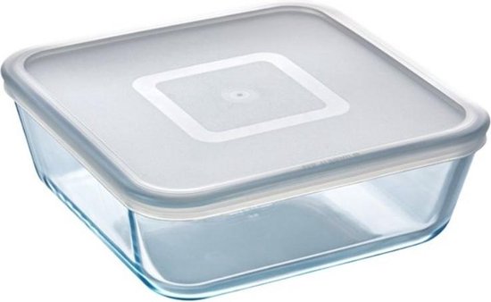 Plat à four Cook & Freeze avec couvercle - Lot de 8 pièces - Verre - Pyrex