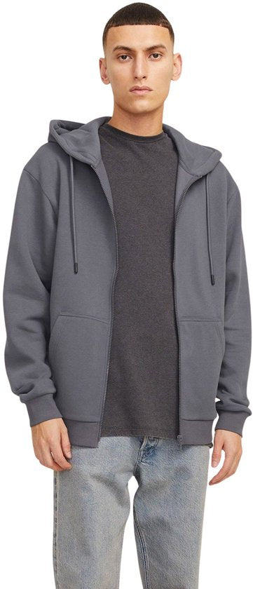 JACK&JONES JJEBRADLEY SWEAT ZIP HOOD NOOS Gilet pour homme - Castlerock