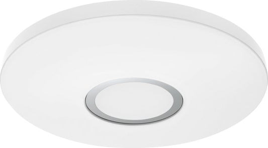 LEDVANCE Applique et plafonnier LED intérieur intelligent avec technologie wifi, couleur de la lumière modifiable (3-K-65-K), couleur RVB modifiable, blanc, 34-mm, compatible Google et Alexa, SMART+ ORBIS KITE RGBW