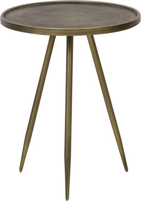 Light & Living Table d'appoint Envira - Antique Gold - Ø39,5cm - Luxe