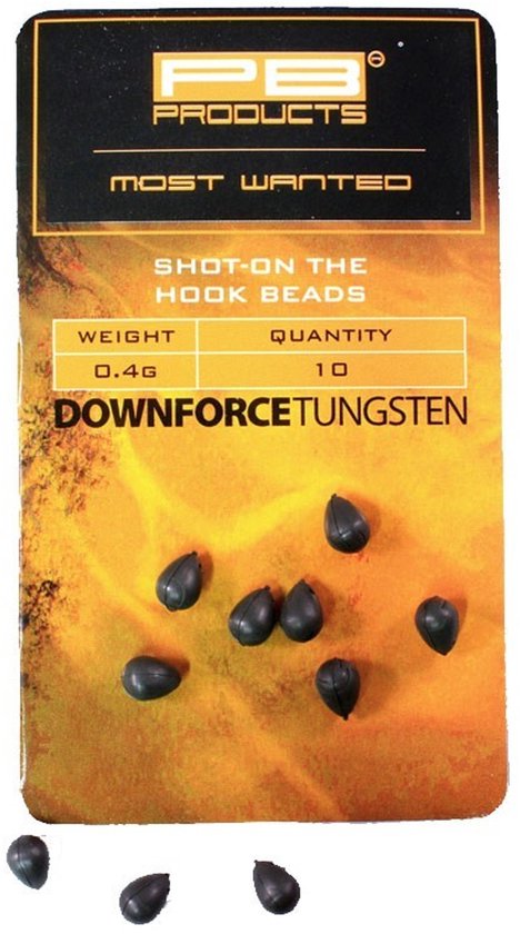 PB Products - Downforce Tungsten - Perles Shot On The Hook - 0.4g