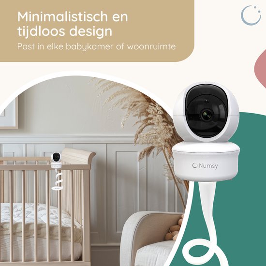 Numsy Baby Monitor Holder - Support pour moniteur de bébé - Support flexible pour caméra - Caméra pour bébé - Support pour moniteur de bébé