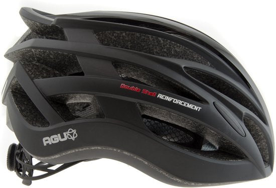 AGU Tesero Casque de vélo - Noir - L/XL - avec écran anti-insectes