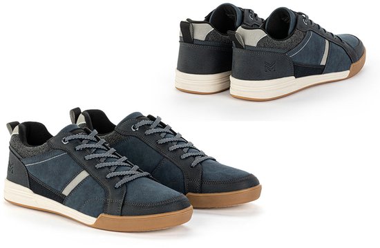 Milanoro - Baskets confortables pour homme - Cognac - Taille 43