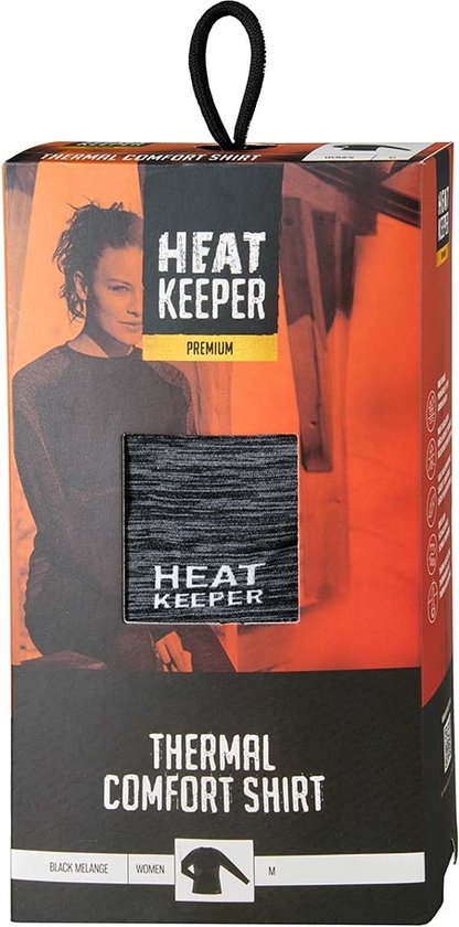 HEAT KEEPER Chemise thermo à manches longues pour femmes - M