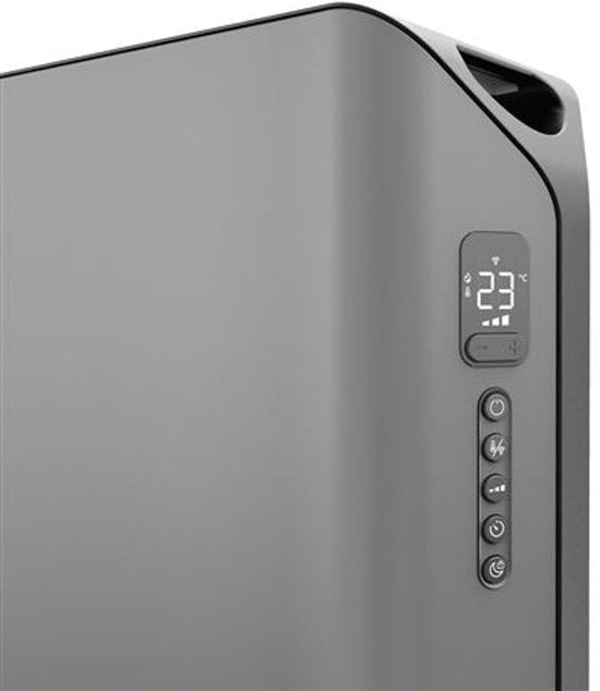 Duux Edge DXOH11 Oil - Radiateur à huile intelligent avec thermostat - Radiateur à huile 1500W - gris