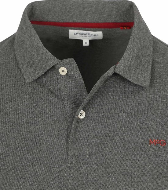 Polo McGregor Piqué Anthracite - Taille 3XL - Hommes