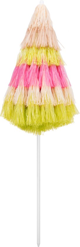 Kingsleeve Parasol Hawaii 160 cm - Inclinaison réglable - Multicolore