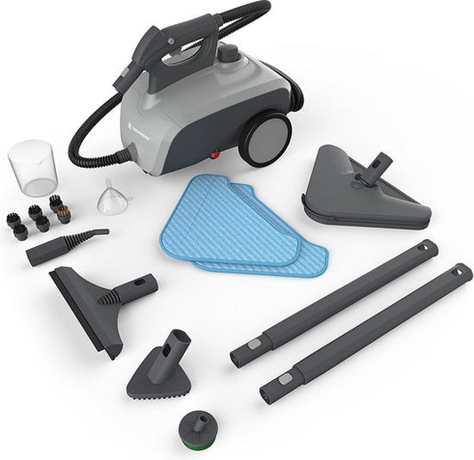Techweise 16-in-1 Steam Cleaner - 45 minutes de vapeur - 4 bars - Nettoyeur de tapis - Machine à nettoyer - Nettoyeur de taches